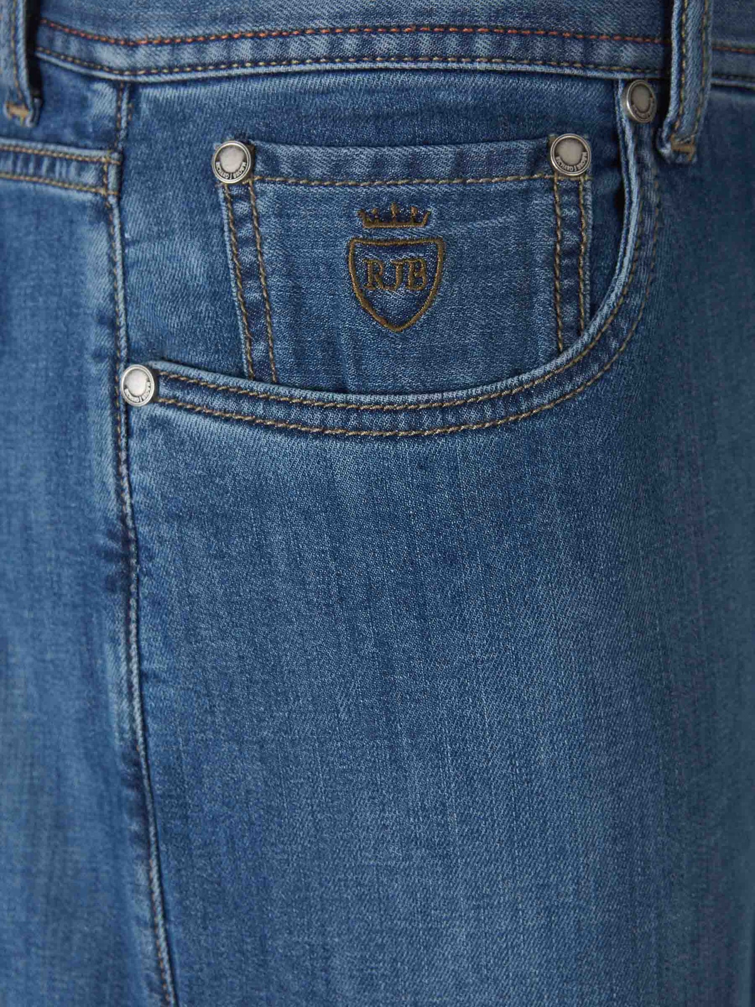 Richard J. Brown Hombre Barcelona Jeans Straight Fit color Azul Denim Oscuro sku 522-002742 01 - Foto 3