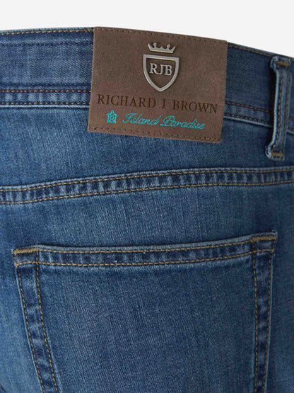 Richard J. Brown Hombre Barcelona Jeans Straight Fit color Azul Denim Oscuro sku 522-002742 01 - Foto 5