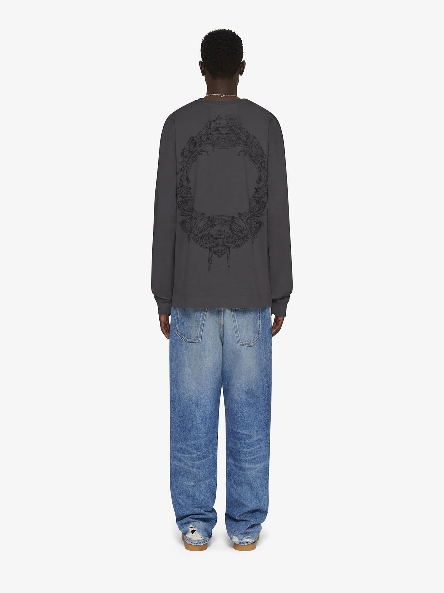 Givenchy Hombre Barcelona Jeans Corte Slim color Azul Denim Oscuro sku 522-002754 01 - Foto 3