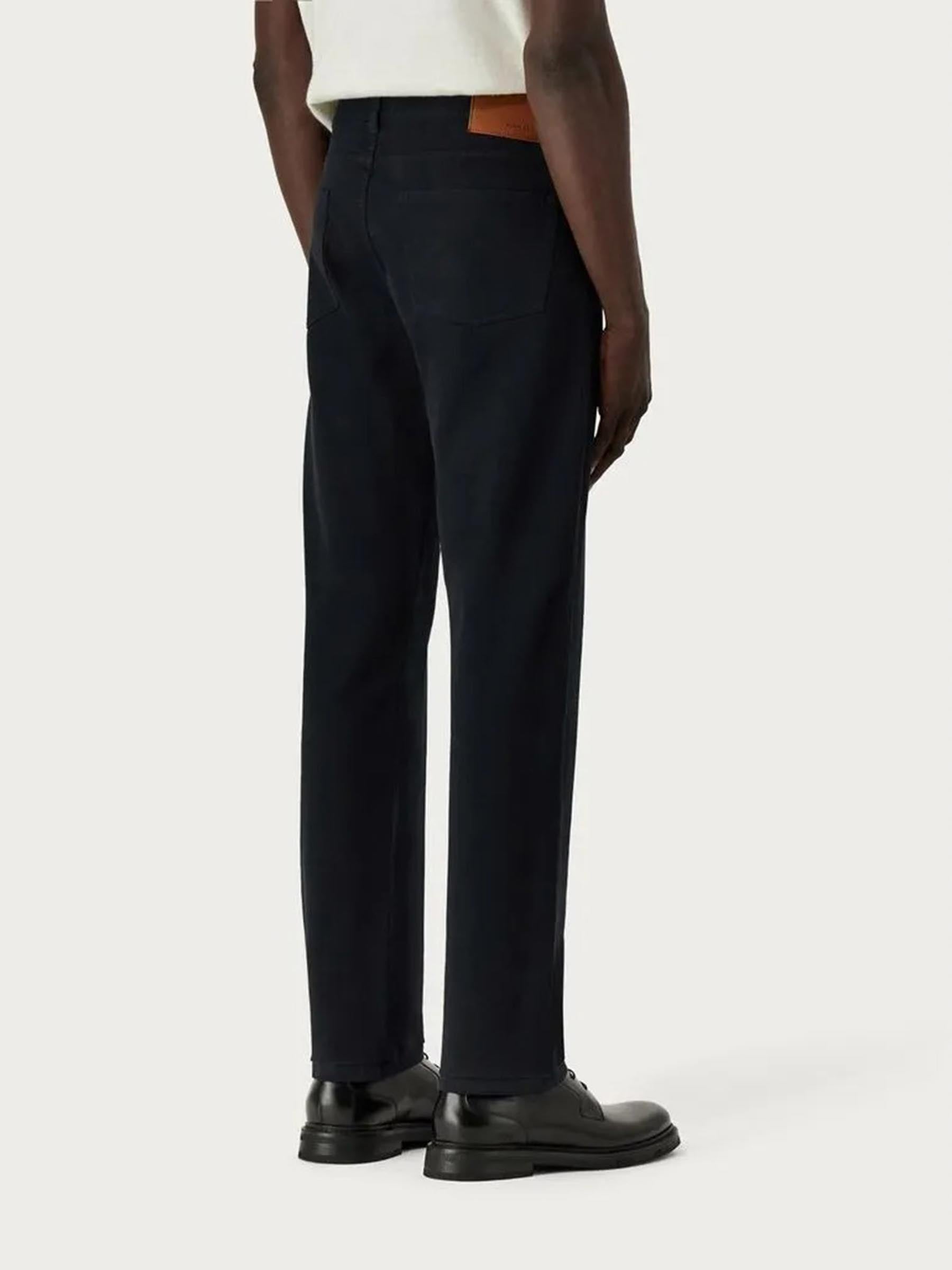Outlet online Canali Hombre Jeans Straight Algodón color Azul Noche sku 522-002764 01 - Foto 4