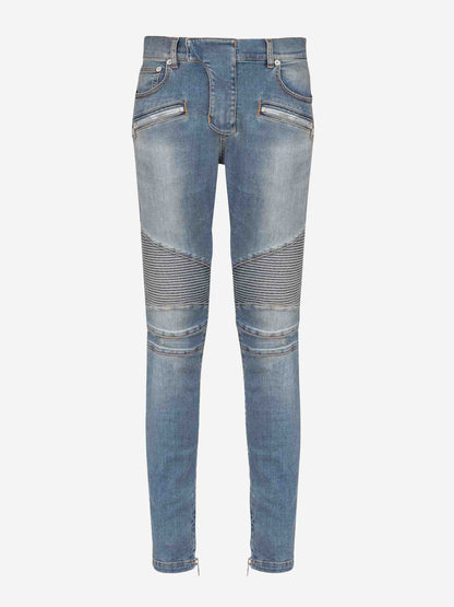 Balmain Hombre Barcelona Jeans Slim Biker color Azul sku 522-002765 01 - Foto 1