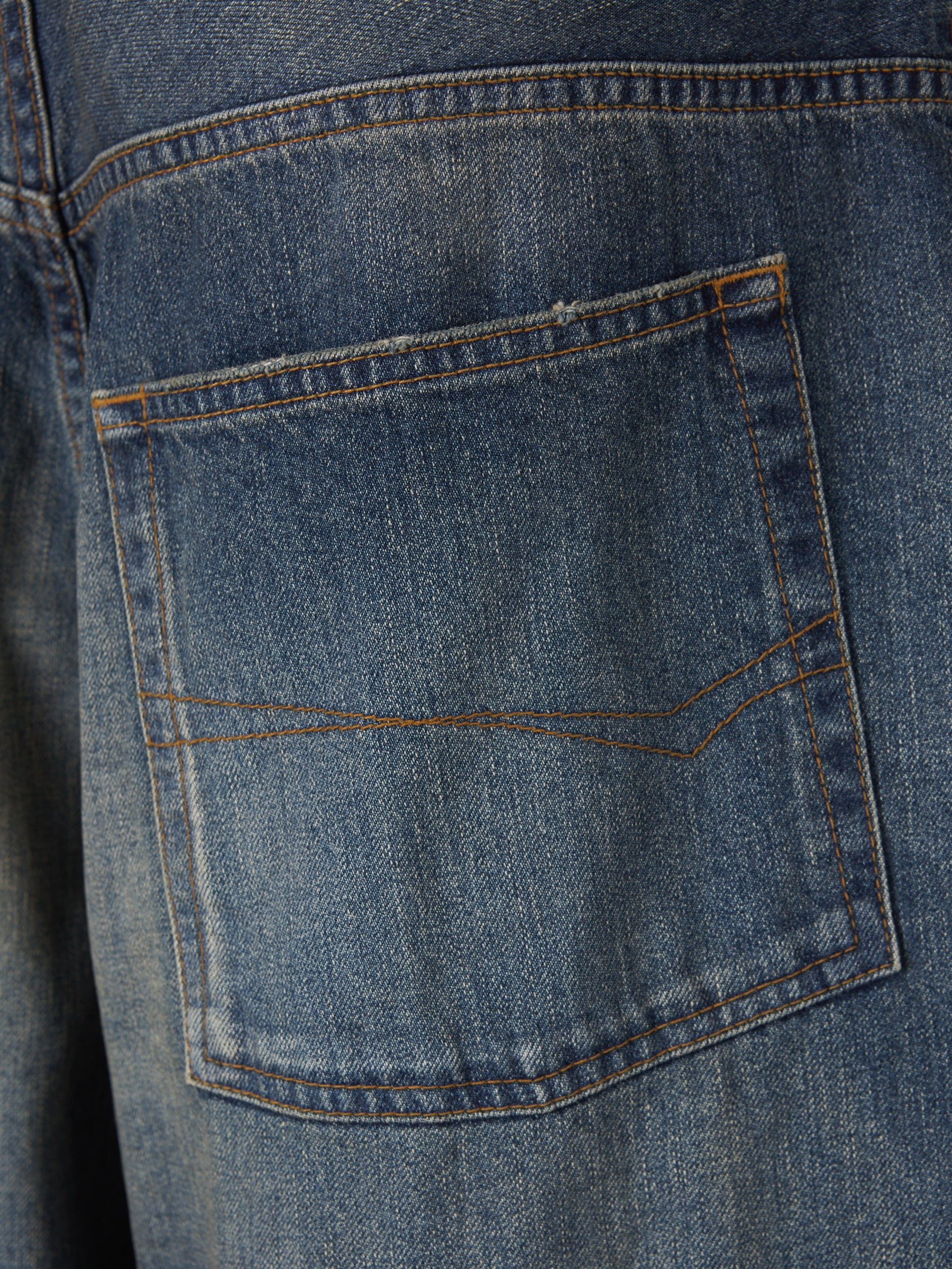 Outlet online Balenciaga Hombre Jeans Wide Leg color Azul Denim Oscuro sku 522-002767 01 - Foto 6