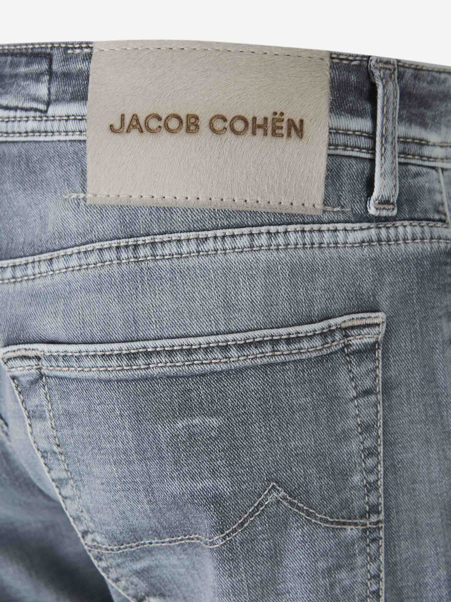 Outlet online Jacob Cohën Hombre Jeans Super Slim color Gris Piedra sku 522-002768 01 - Foto 4