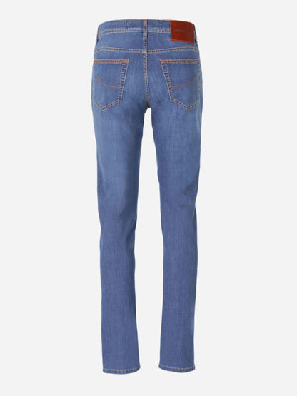 Outlet online Jacob Cohën Hombre Jeans Slim Bard color Azul Denim Oscuro sku 522-002771 01 - Foto 2