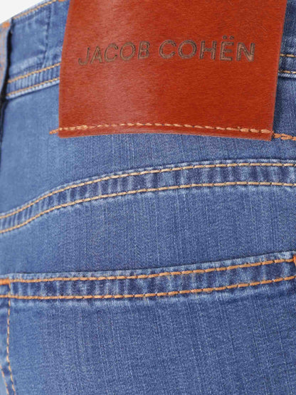 Outlet online Jacob Cohën Hombre Jeans Slim Bard color Azul Denim Oscuro sku 522-002771 01 - Foto 4