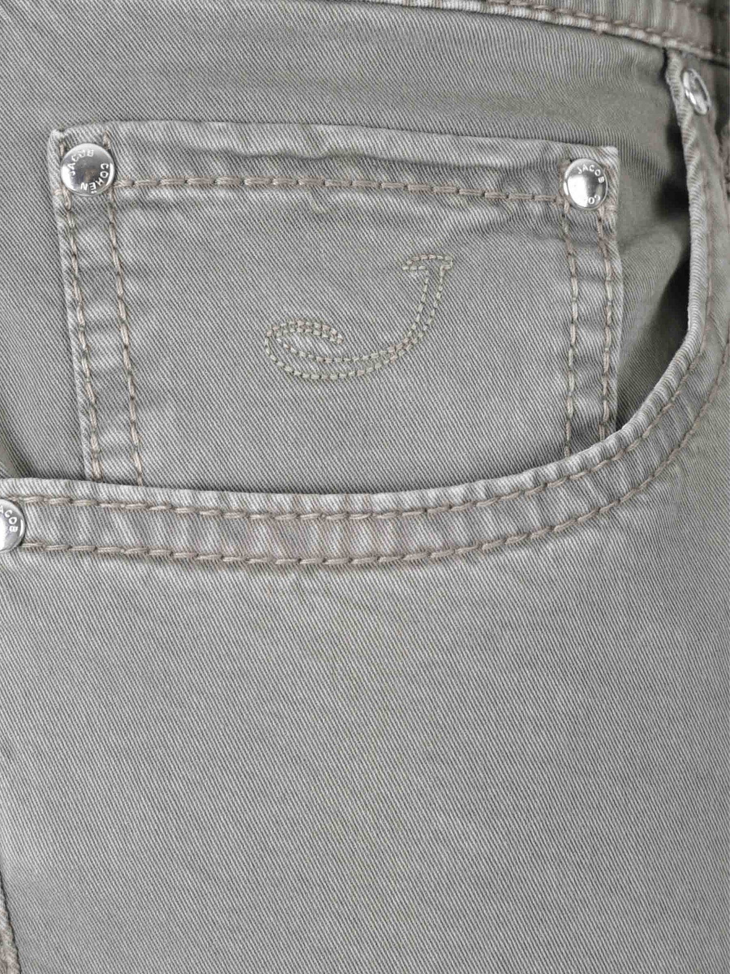 Outlet online Jacob Cohën Hombre Jeans Slim Fit color Gris Piedra sku 522-002773 01 - Foto 4