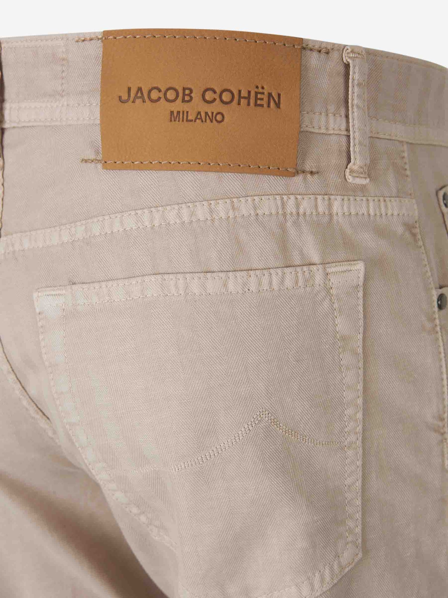Outlet online Jacob Cohën Hombre Jeans Slim Bard color Beige sku 522-002774 01 - Foto 4