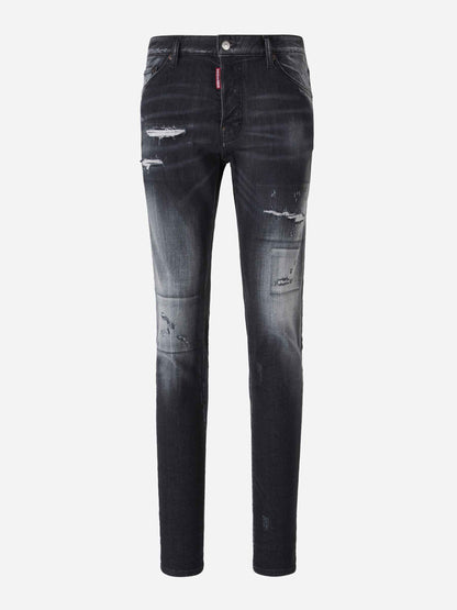 Outlet online Dsquared2 Hombre Jeans Straight Algodón color Azul Denim Oscuro sku 522-002791 01 - Foto 1