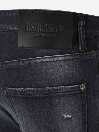 Outlet online Dsquared2 Hombre Jeans Straight Algodón color Azul Denim Oscuro sku 522-002791 01 - Foto 5