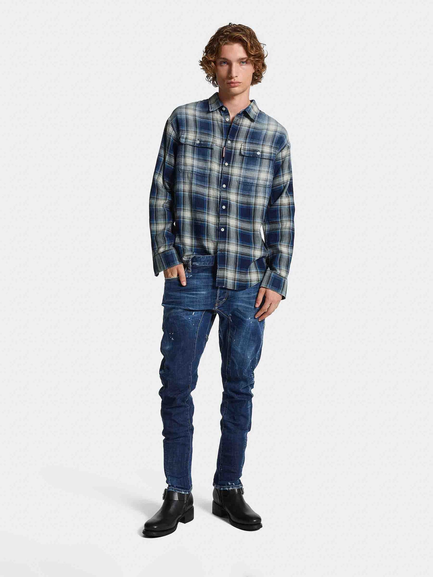 Dsquared2 Hombre Barcelona Jeans Straight Denim color Azul Denim Oscuro sku 522-002798 01 - Foto 2