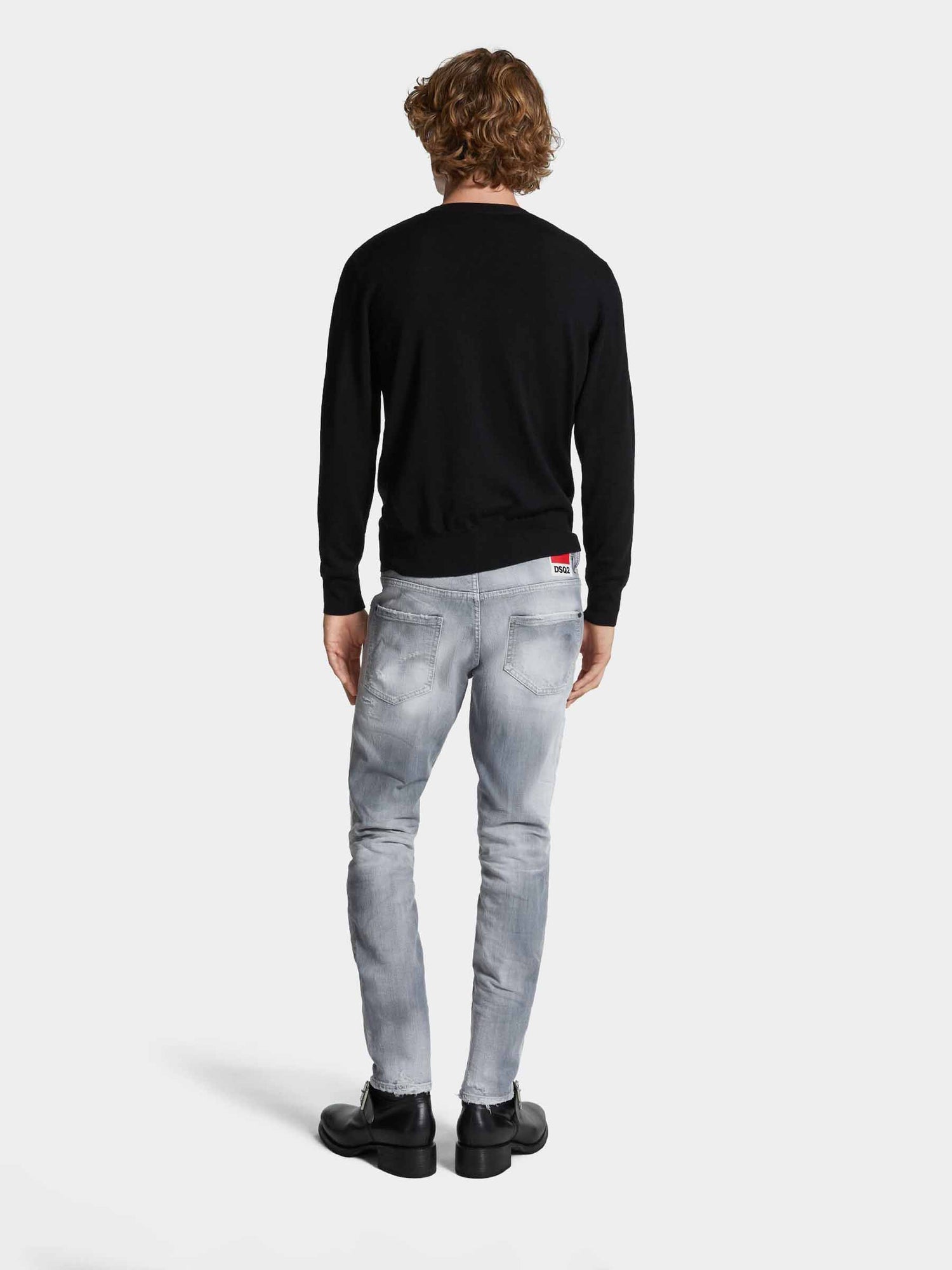 Dsquared2 Hombre Barcelona Jeans Straight Skater color Gris Piedra sku 522-002799 01 - Foto 3