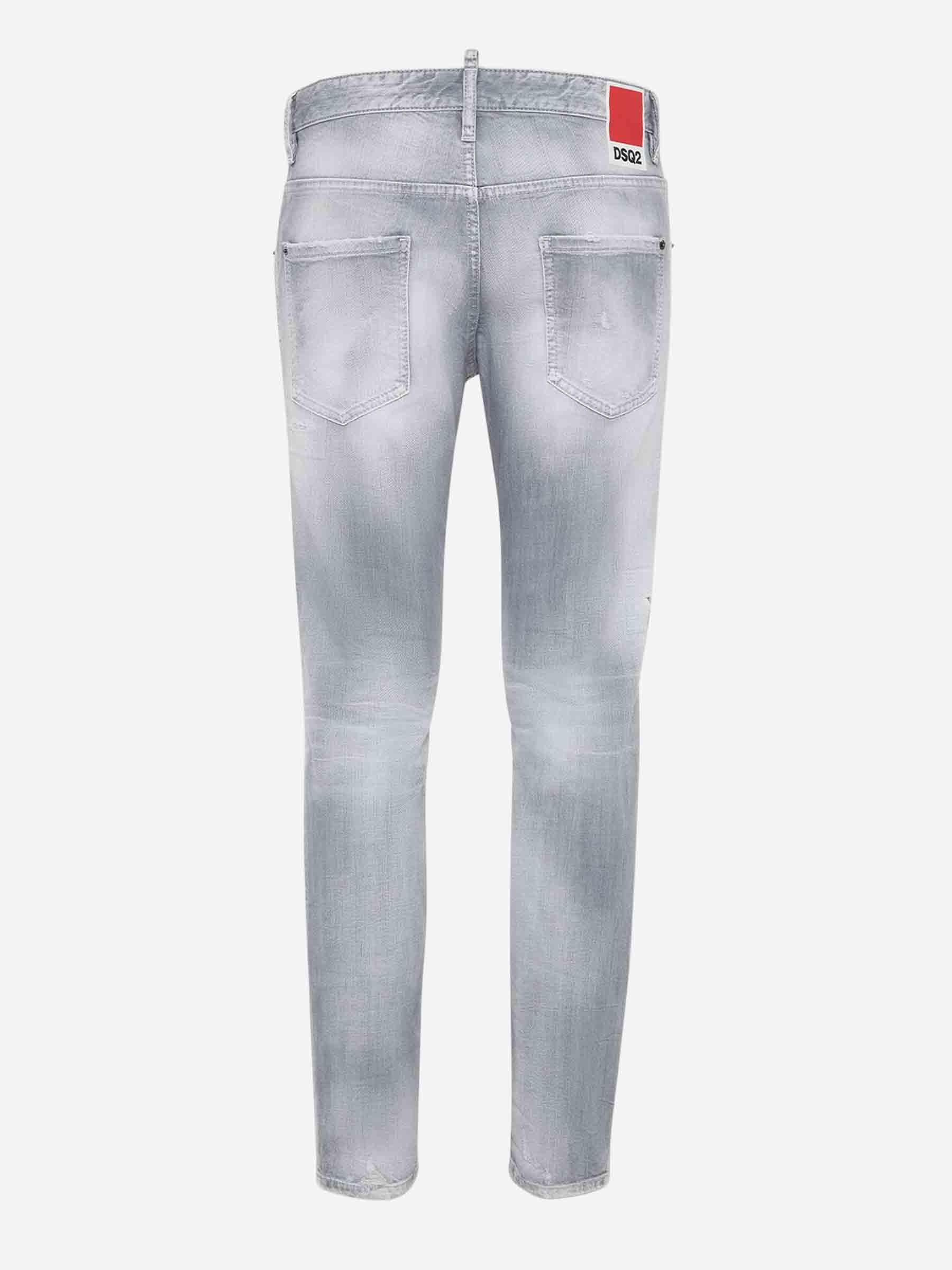 Outlet online Dsquared2 Hombre Jeans Straight Skater color Gris Piedra sku 522-002799 01 - Foto 4