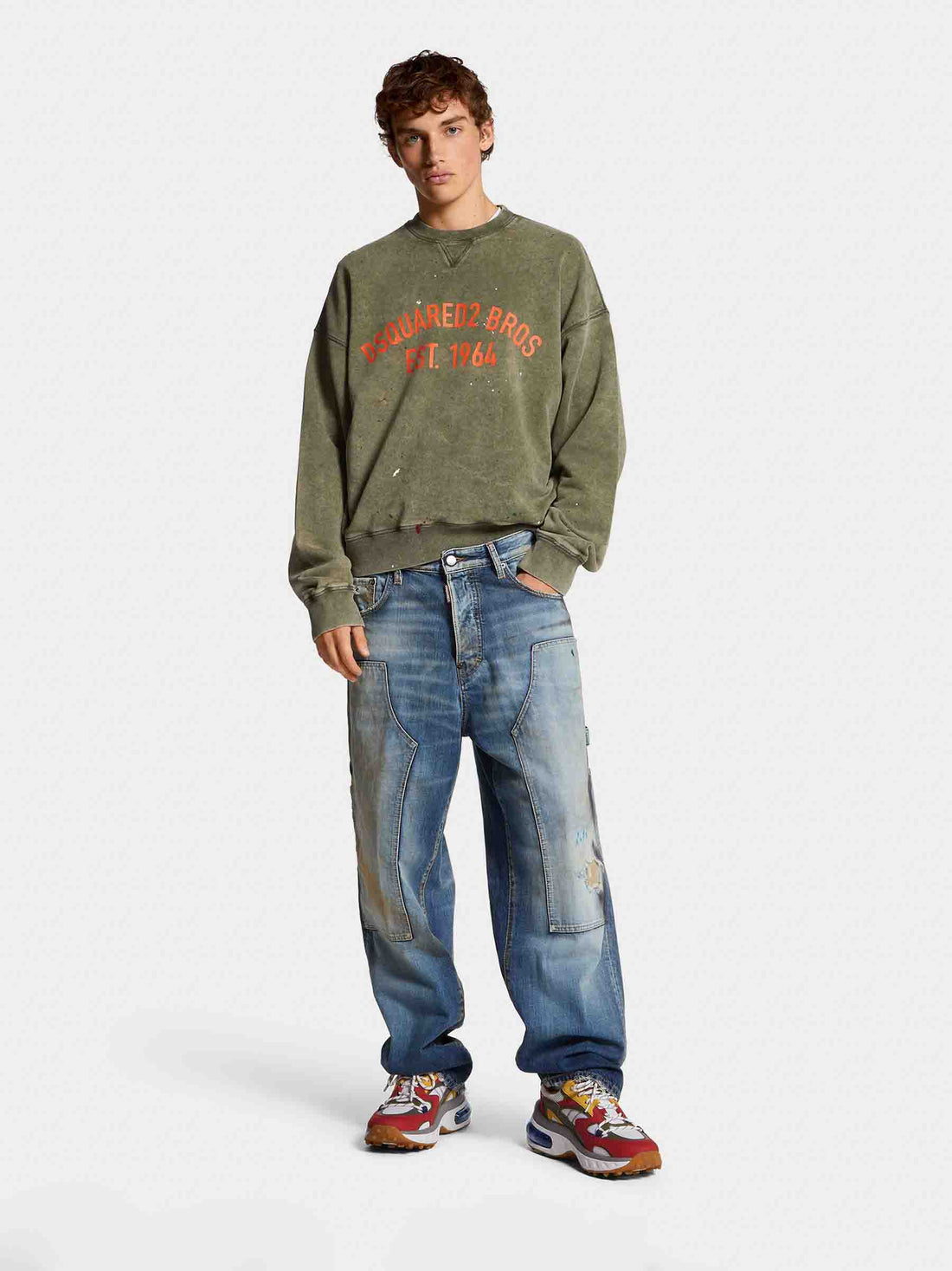 Dsquared2 Hombre Barcelona Jeans Wide Leg Carpenter color Azul sku 522-002801 01 - Foto 2