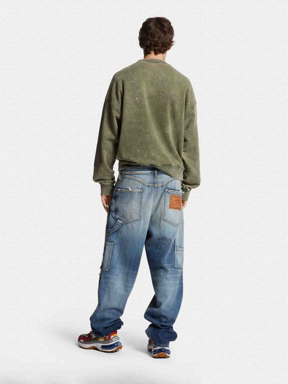 Dsquared2 Hombre Barcelona Jeans Wide Leg Carpenter color Azul sku 522-002801 01 - Foto 3