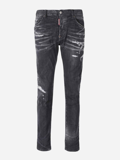 Outlet online Dsquared2 Hombre Jeans Slim Skater color Negro sku 522-002804 01 - Foto 1