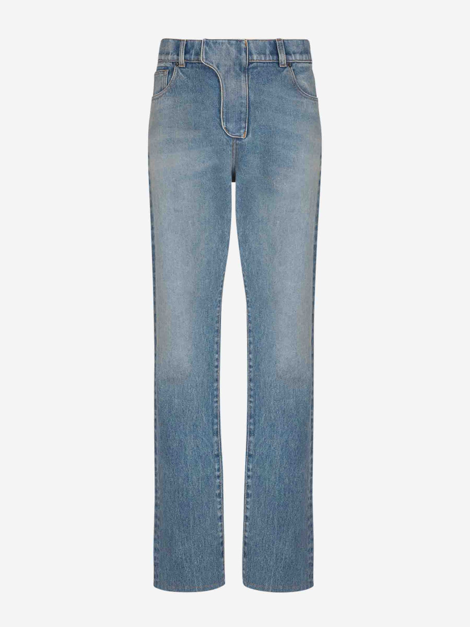 Balmain Hombre Barcelona Jeans Straight Denim color Azul sku 522-002807 01 - Foto 1
