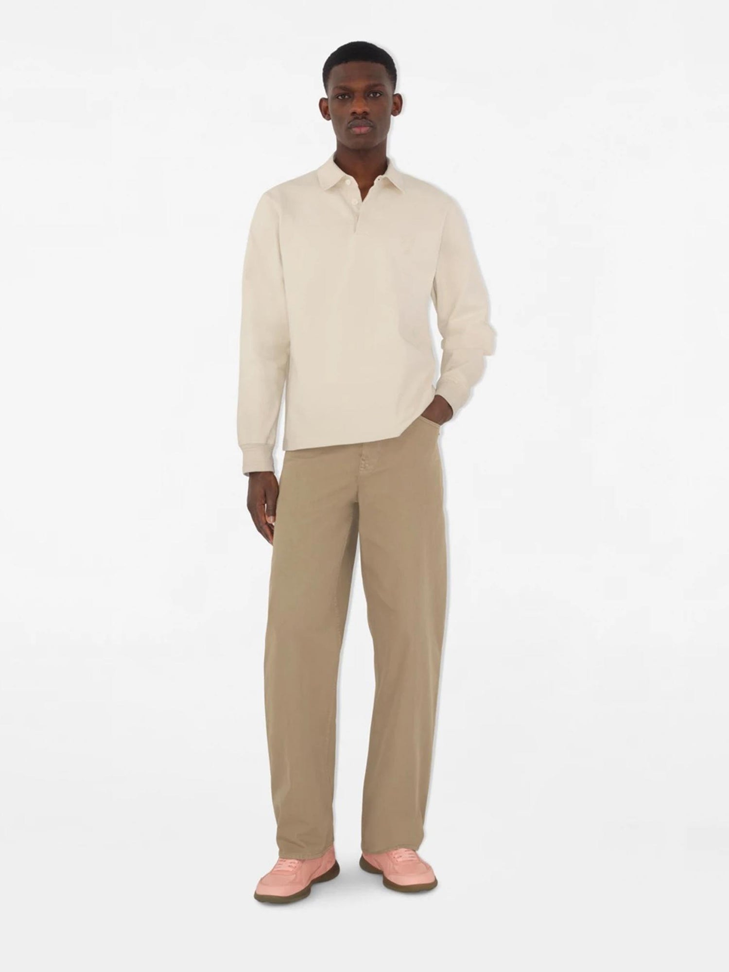 Outlet online Burberry Hombre Jeans Straight Algodón color Camel sku 522-002808 01 - Foto 2