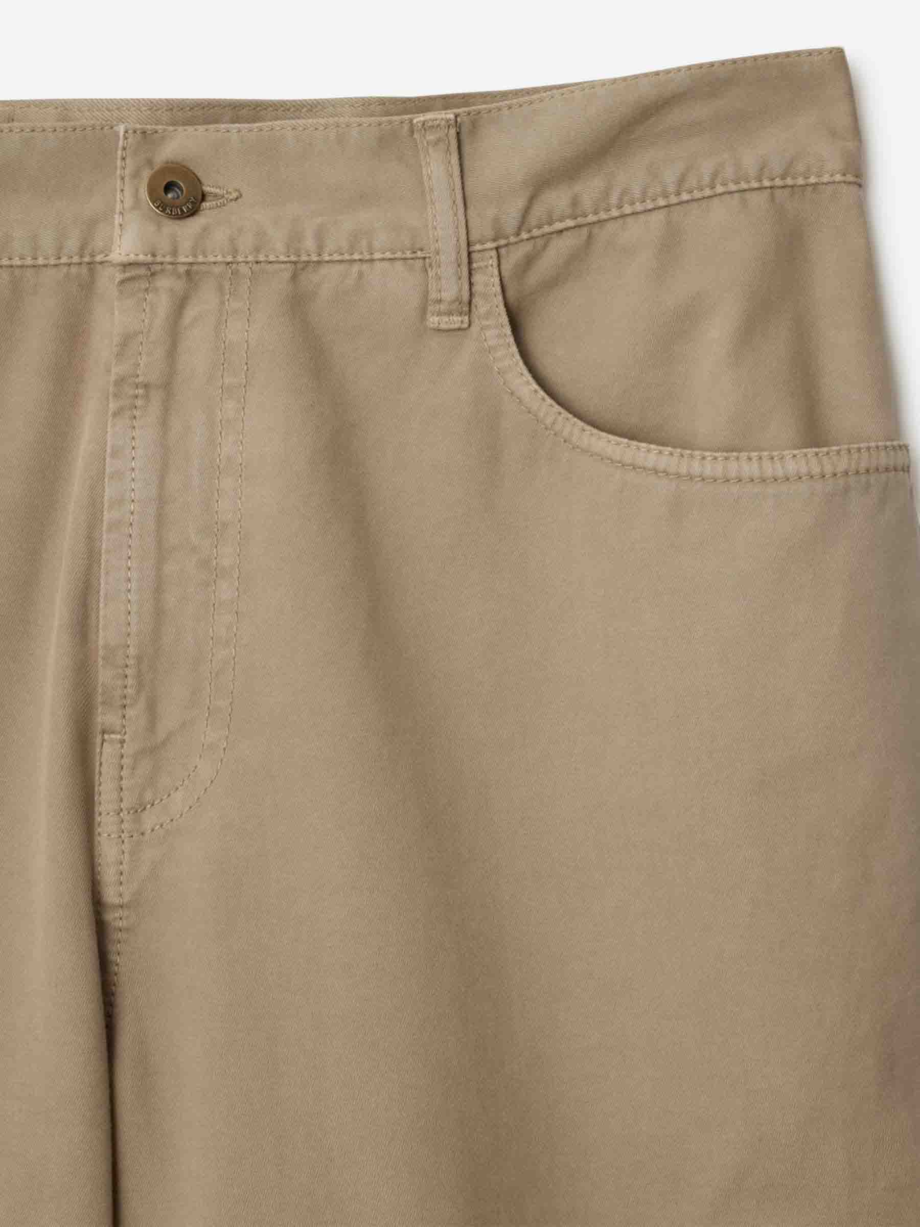 Outlet online Burberry Hombre Jeans Straight Algodón color Camel sku 522-002808 01 - Foto 5