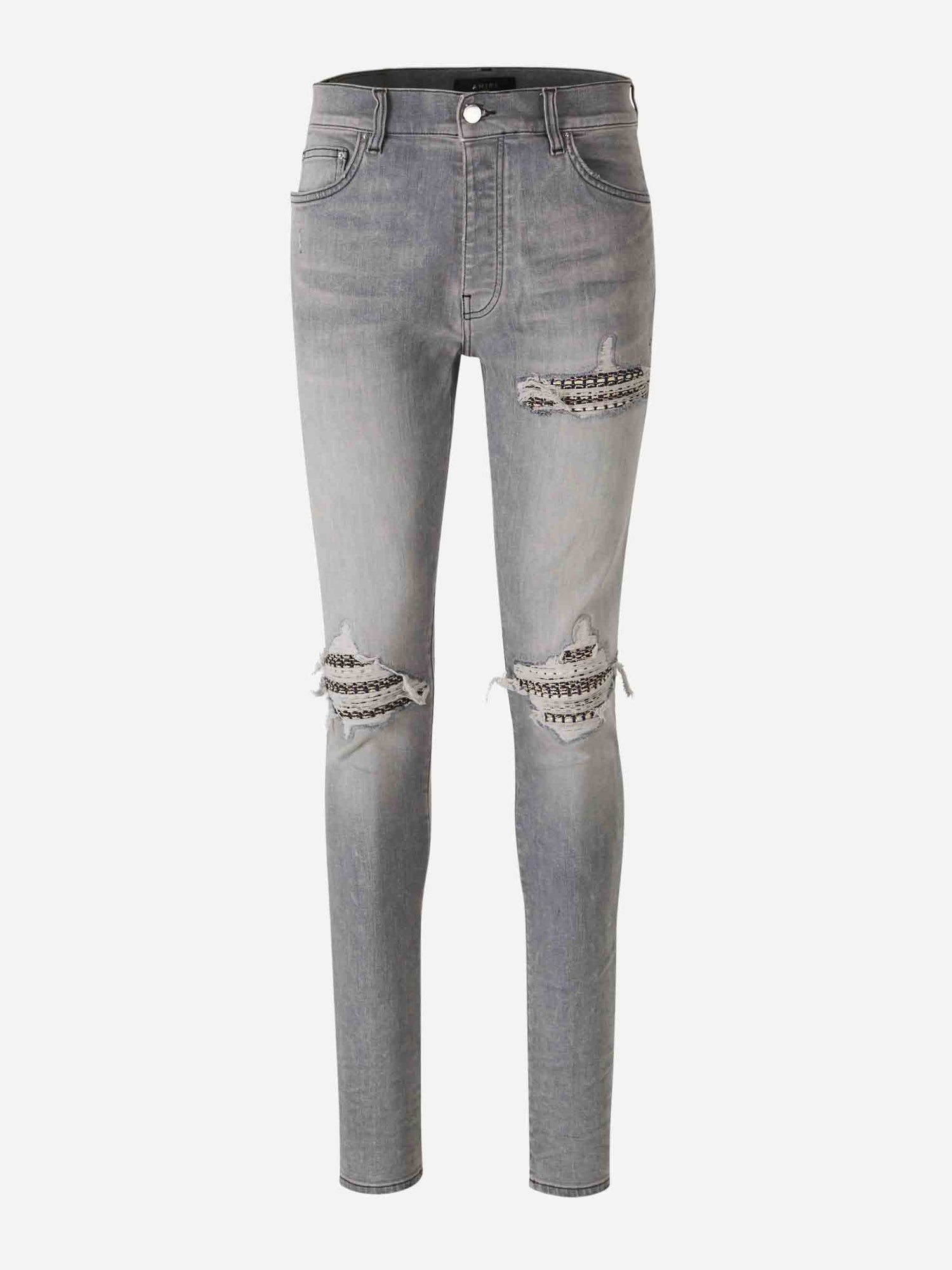 Outlet online Amiri Hombre Jeans Straight Algodón color Gris Piedra sku 522-002812 01 - Foto 1