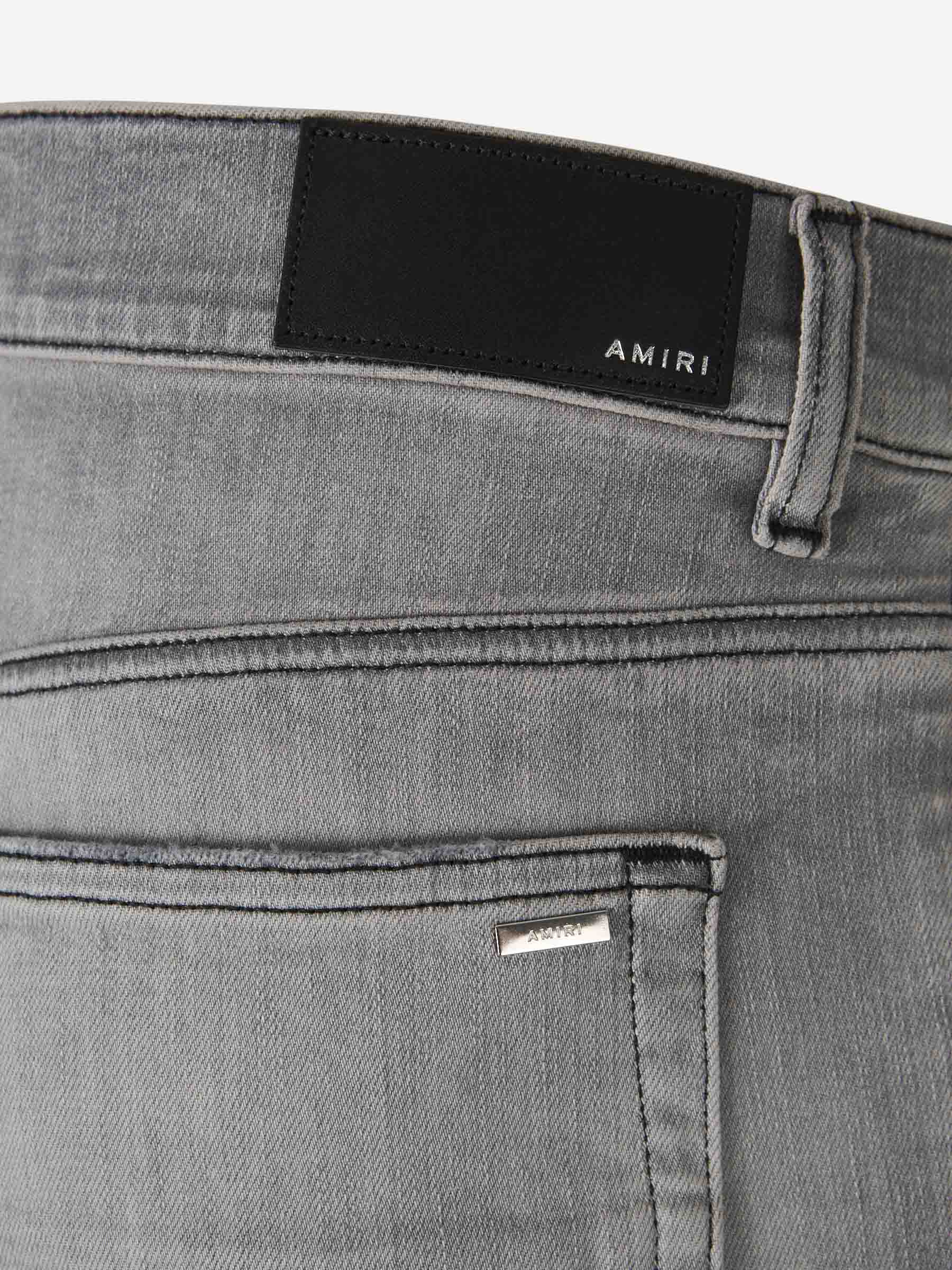 Outlet online Amiri Hombre Jeans Straight Algodón color Gris Piedra sku 522-002812 01 - Foto 6