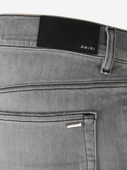 Outlet online Amiri Hombre Jeans Straight Algodón color Gris Piedra sku 522-002812 01 - Foto 6
