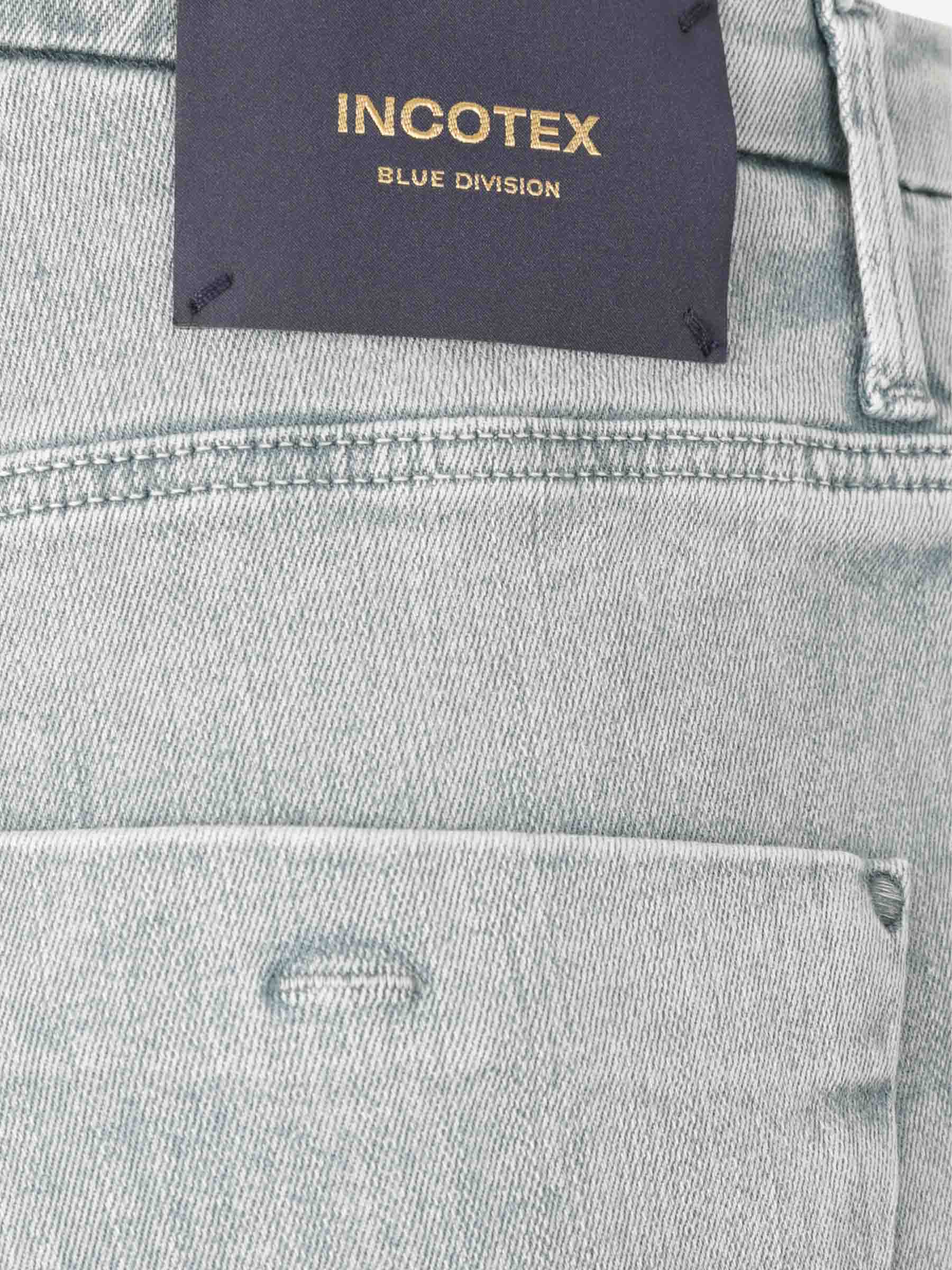 Outlet online Incotex Hombre Jeans Straight color Azul sku 522-002814 01 - Foto 5