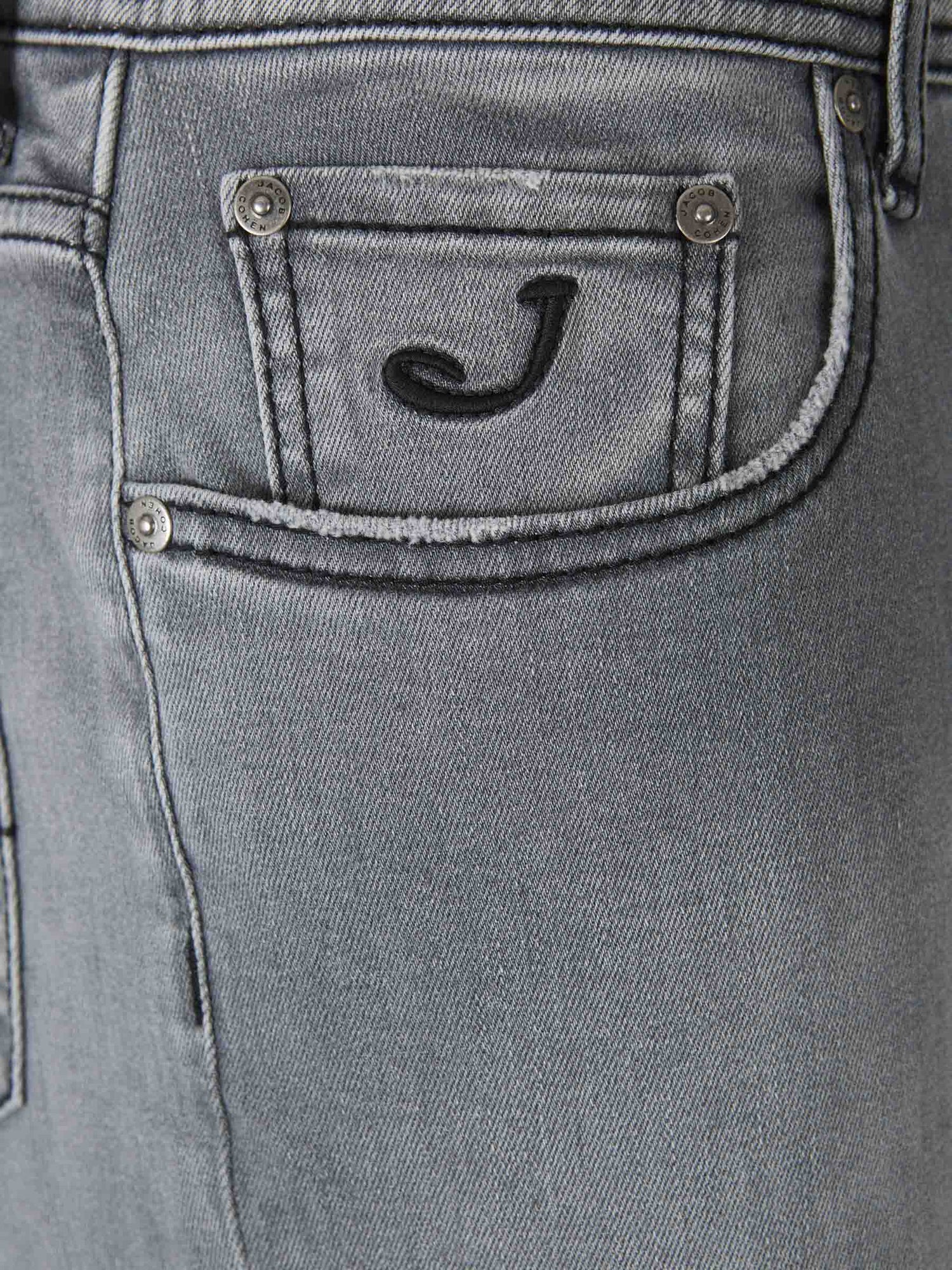 Outlet online Jacob Cohën Hombre Jeans Slim Fit color Gris Piedra sku 522-002829 01 - Foto 3