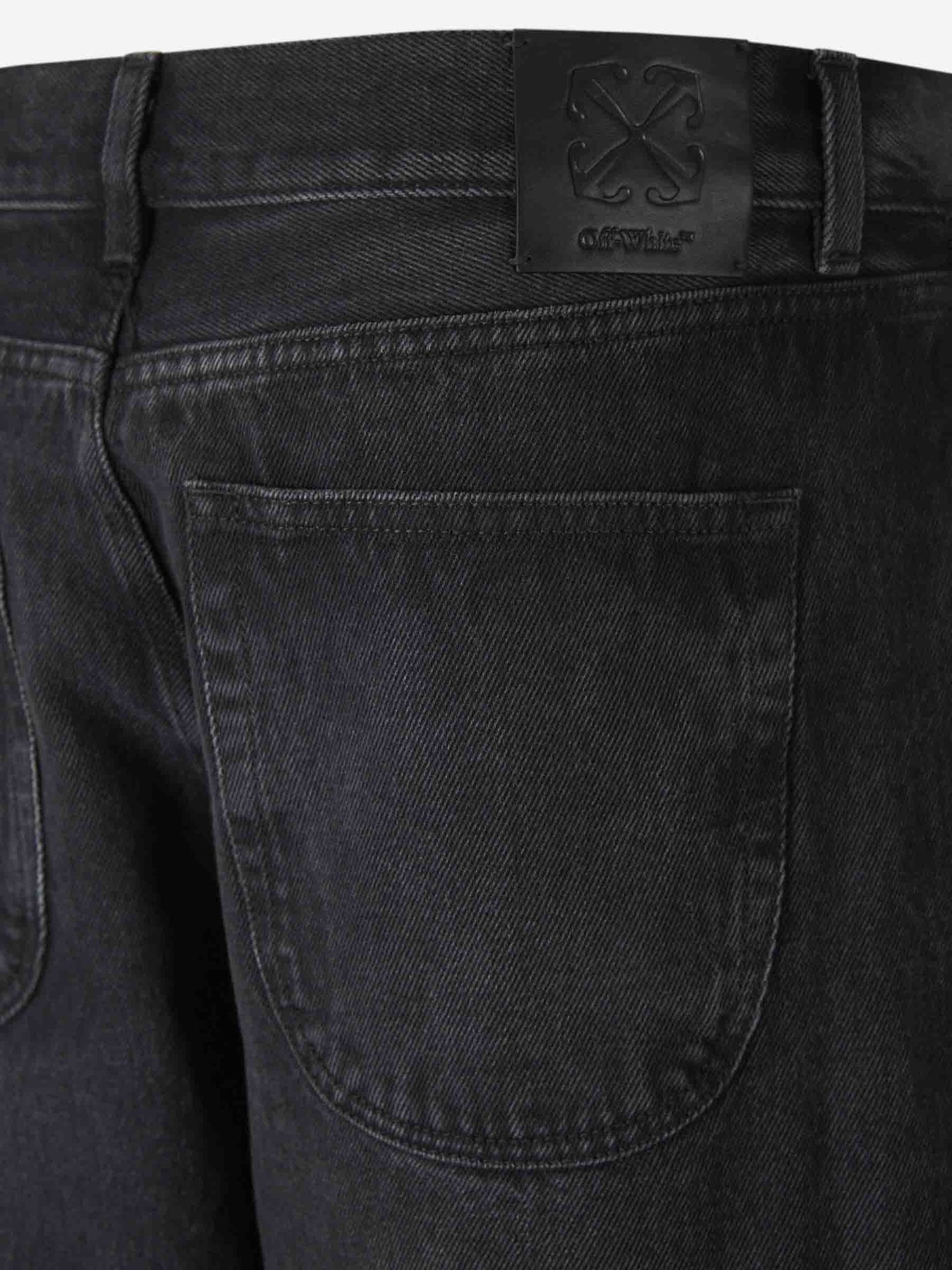 Off-White Hombre Barcelona Jeans Anchos Logo color Negro sku 522-002844 01 - Foto 4