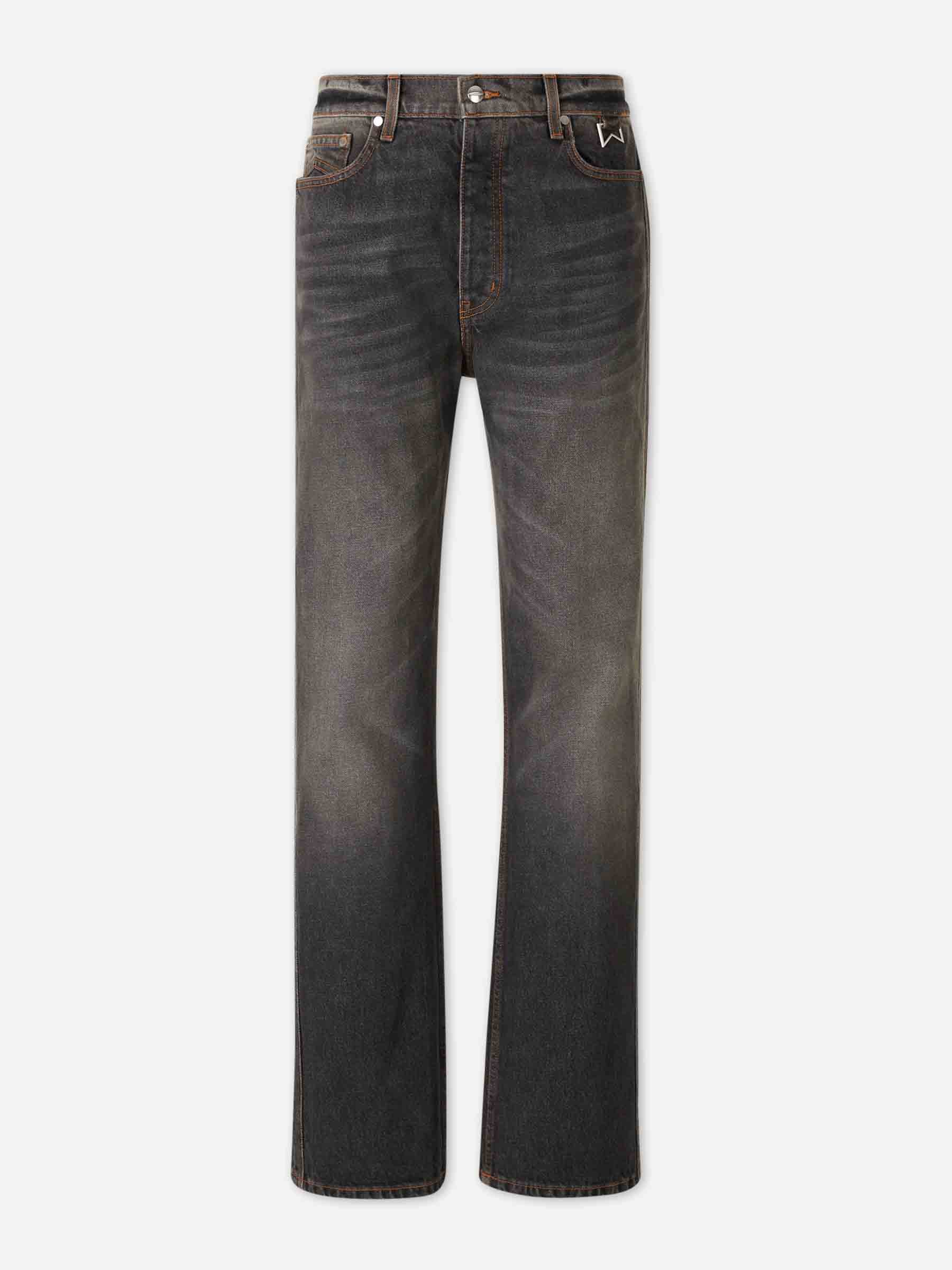 Outlet online Rhude Hombre Jeans Slim Traxedo color Negro sku 522-002847 01 - Foto 1