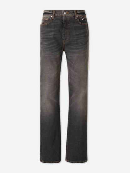 Outlet online Rhude Hombre Jeans Slim Traxedo color Negro sku 522-002847 01 - Foto 1