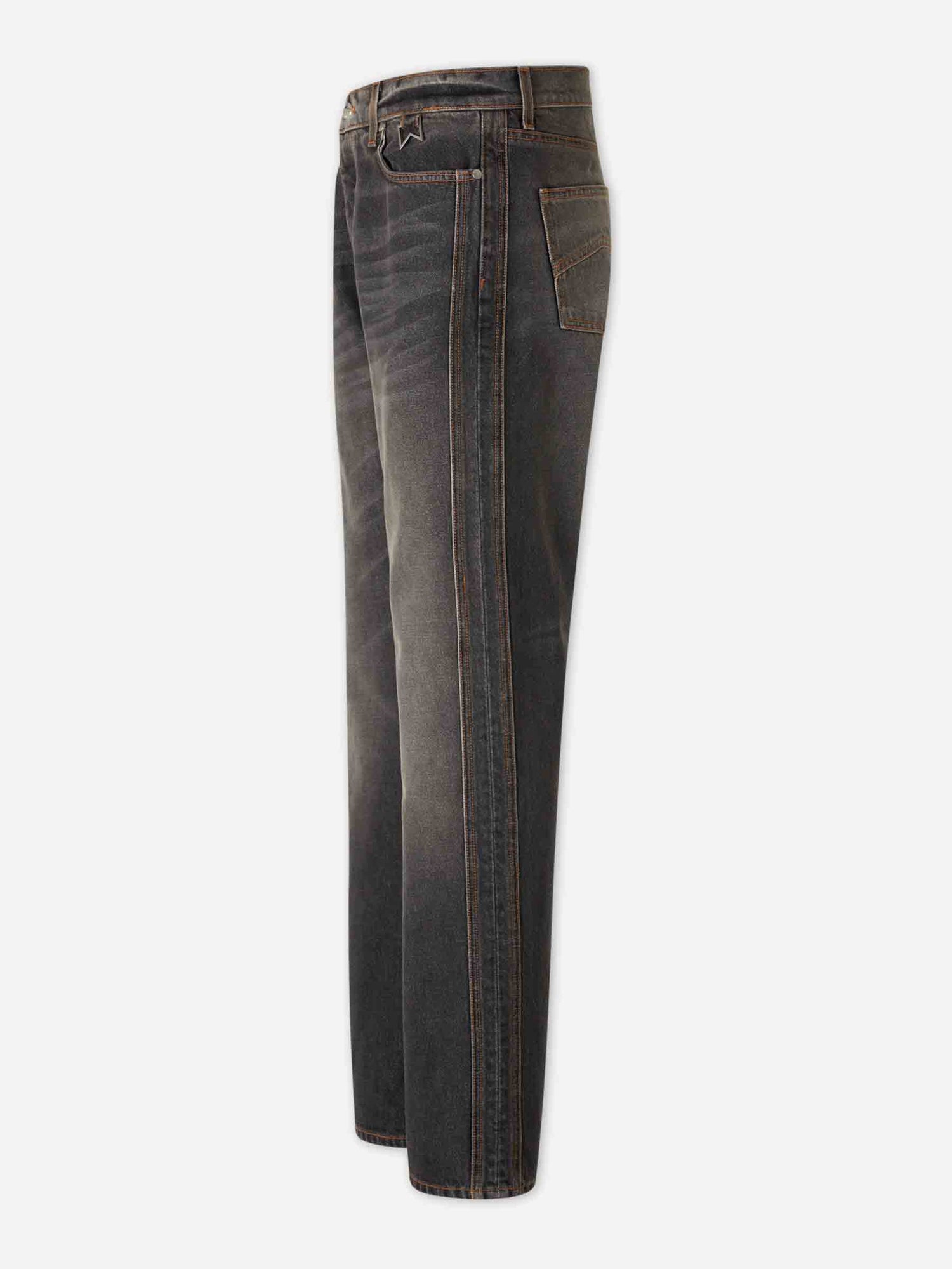 Outlet online Rhude Hombre Jeans Slim Traxedo color Negro sku 522-002847 01 - Foto 2