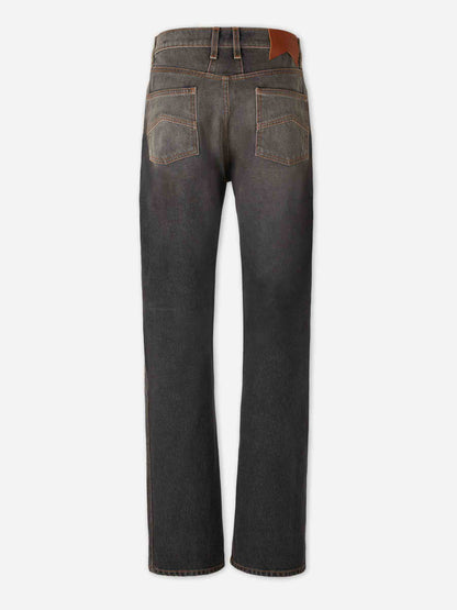 Outlet online Rhude Hombre Jeans Slim Traxedo color Negro sku 522-002847 01 - Foto 3
