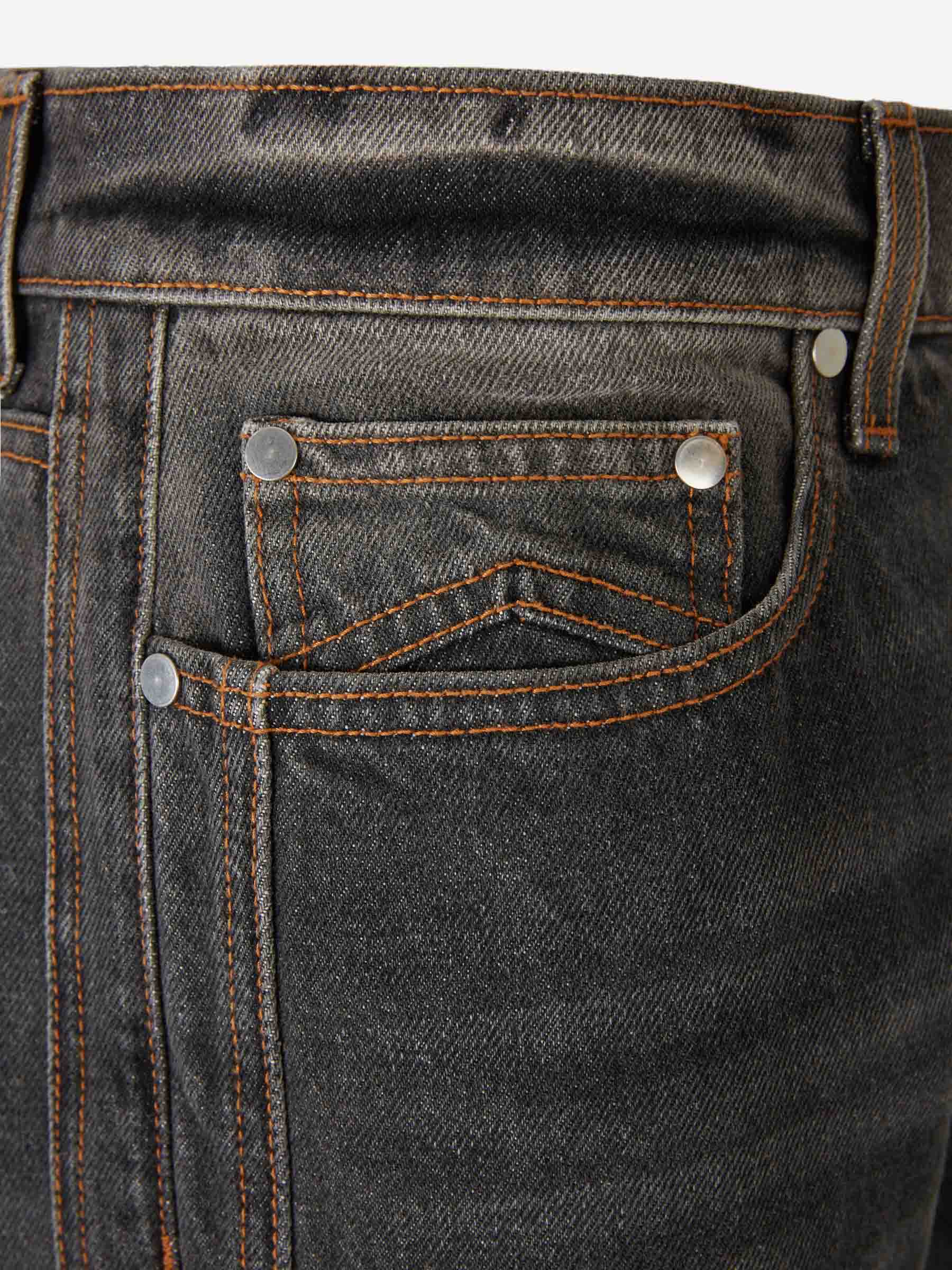 Outlet online Rhude Hombre Jeans Slim Traxedo color Negro sku 522-002847 01 - Foto 4