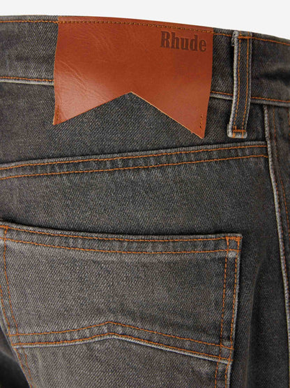 Outlet online Rhude Hombre Jeans Slim Traxedo color Negro sku 522-002847 01 - Foto 5