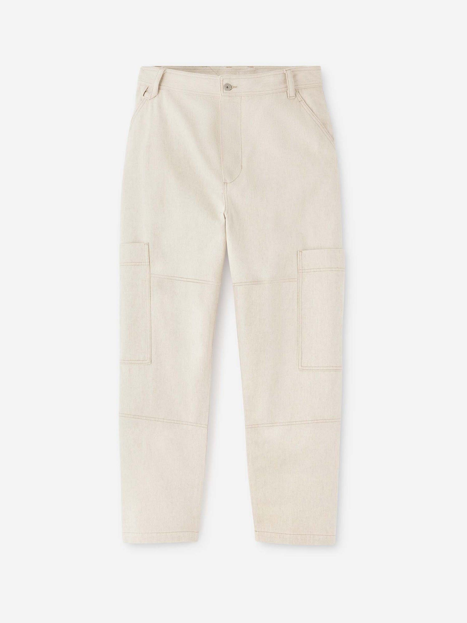 Outlet online Jacquemus Hombre Jeans Carré De-Nîmes color Marfil sku 522-002859 01 - Foto 1