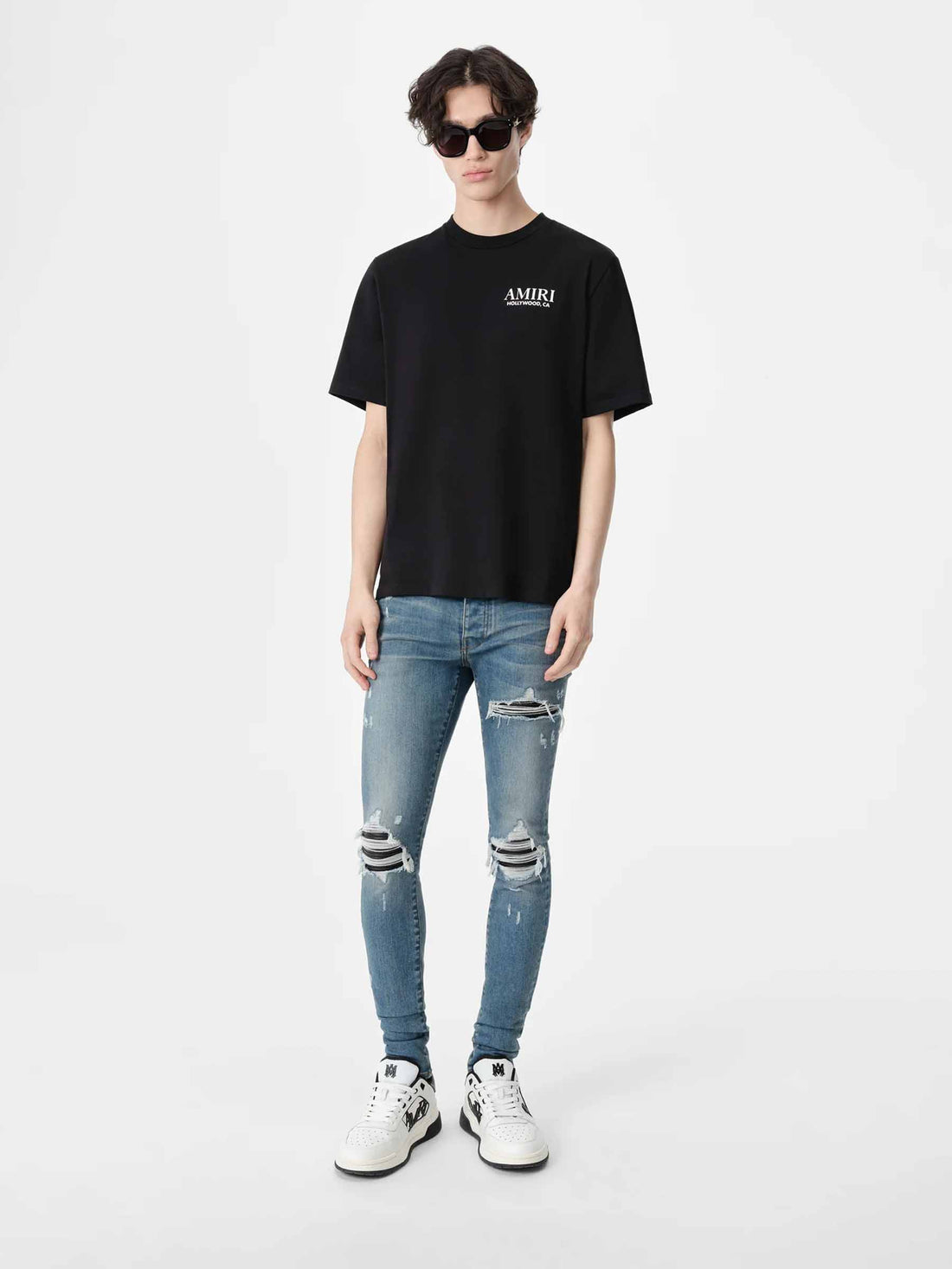 Outlet online Amiri Hombre Jeans Skinny MX1 color Azul sku 522-002884 01 - Foto 2