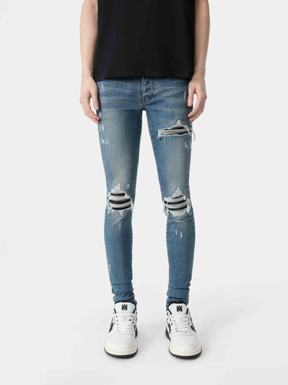 Outlet online Amiri Hombre Jeans Skinny MX1 color Azul sku 522-002884 01 - Foto 3