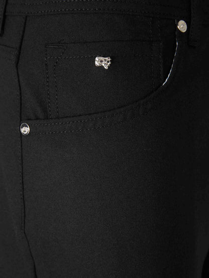 Outlet online Marco Pescarolo Hombre Pantalones Vestir Rectos color Negro sku 522-002887 03 - Foto 3