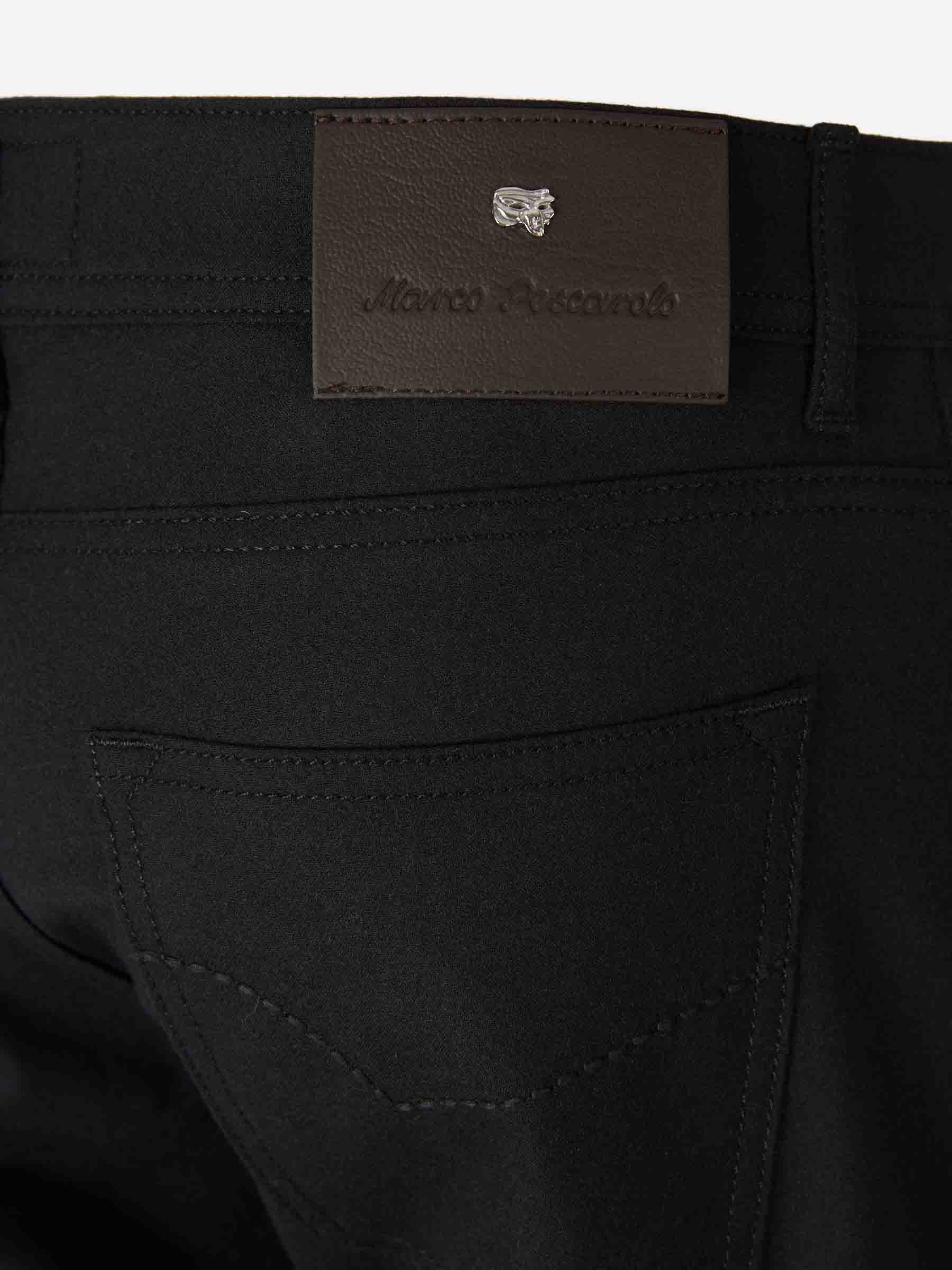Outlet online Marco Pescarolo Hombre Pantalones Vestir Rectos color Negro sku 522-002887 03 - Foto 4