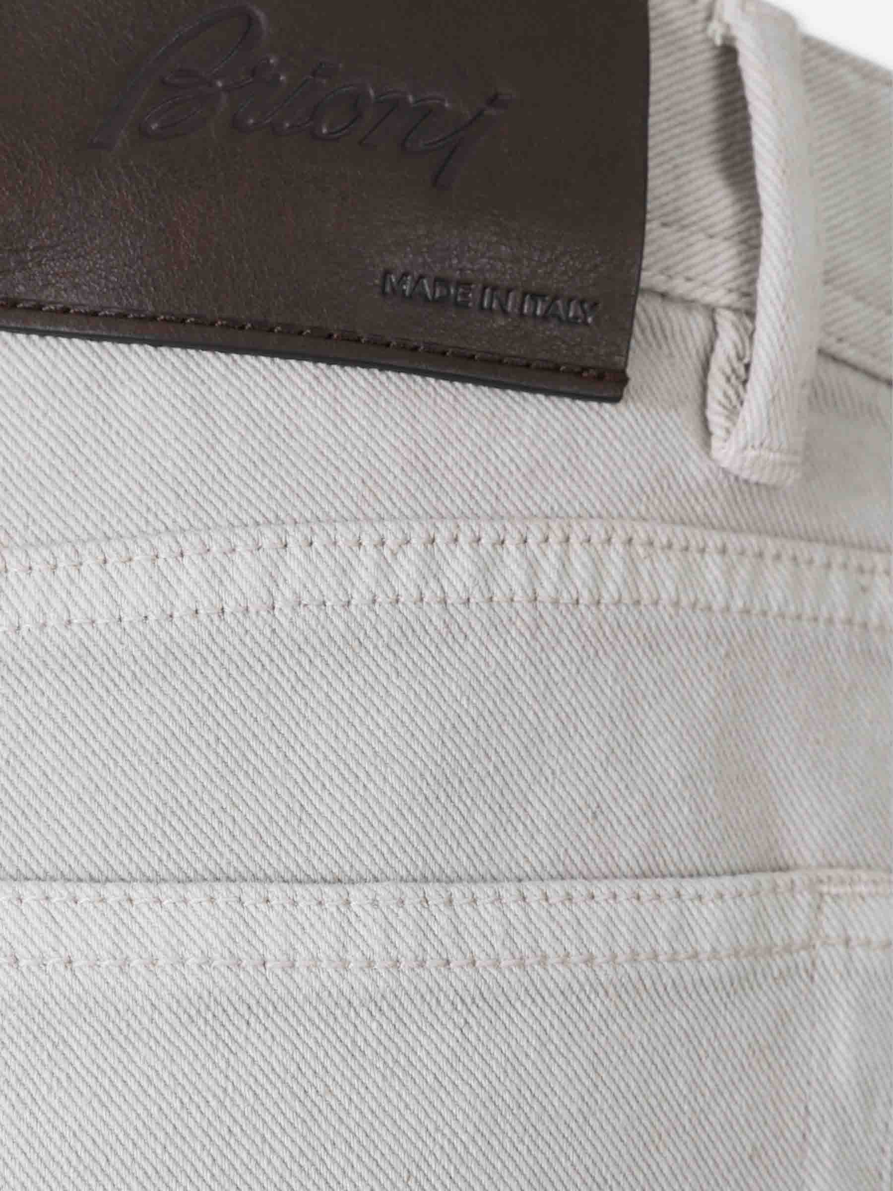 Outlet online Brioni Hombre Jeans Rectos Chamonix color Beige sku 522-002888 01 - Foto 3