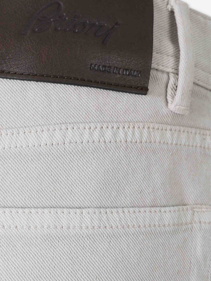 Outlet online Brioni Hombre Jeans Rectos Chamonix color Beige sku 522-002888 01 - Foto 3
