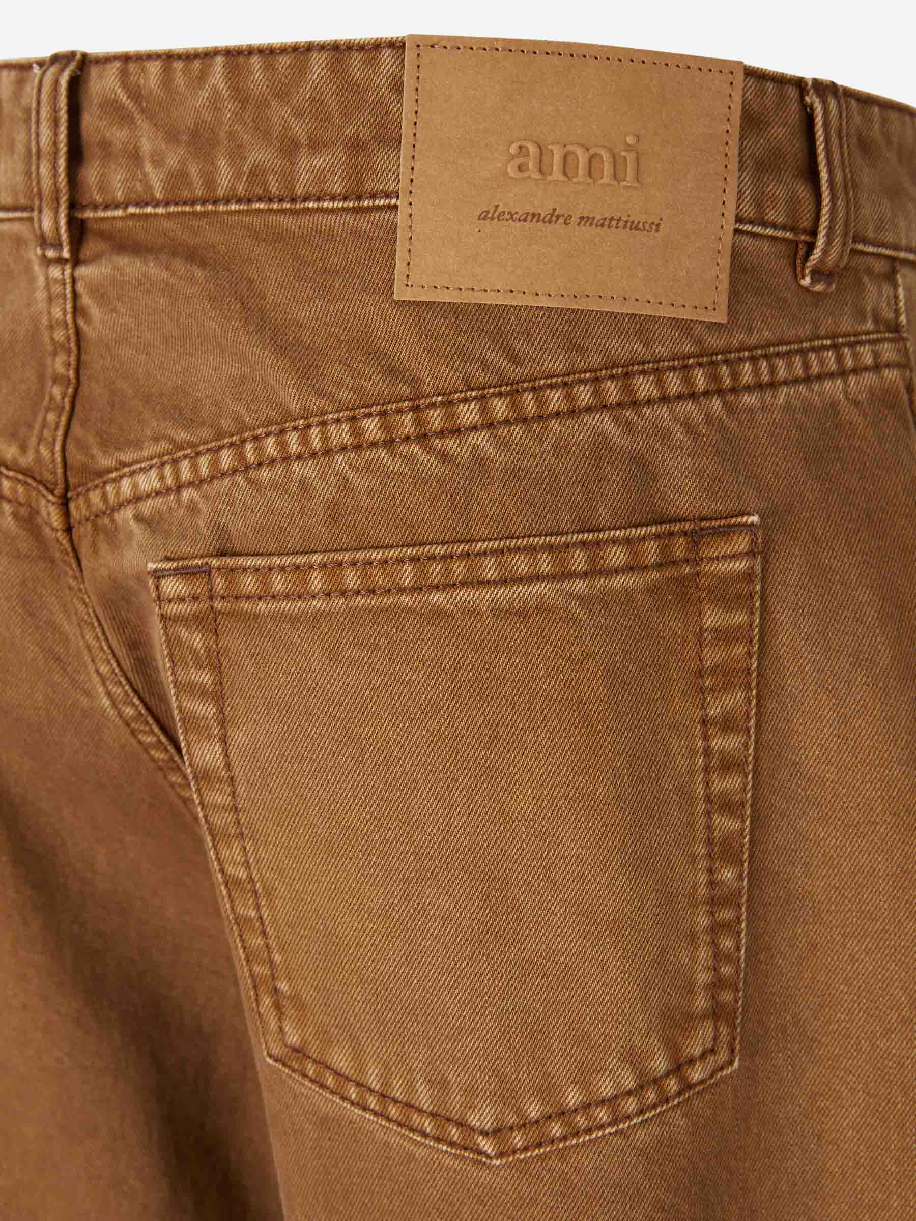 Ami Paris Hombre Barcelona Jeans Ancho Recto color Azul Denim sku 522-002889 01 - Foto 4