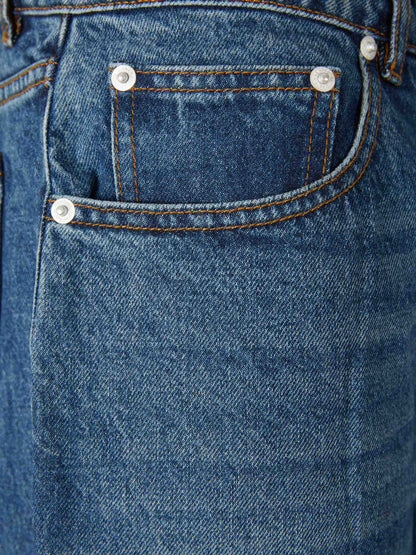 Outlet online Officine Générale Hombre Jeans Rectos color Azul Denim sku 522-002892 01 - Foto 3
