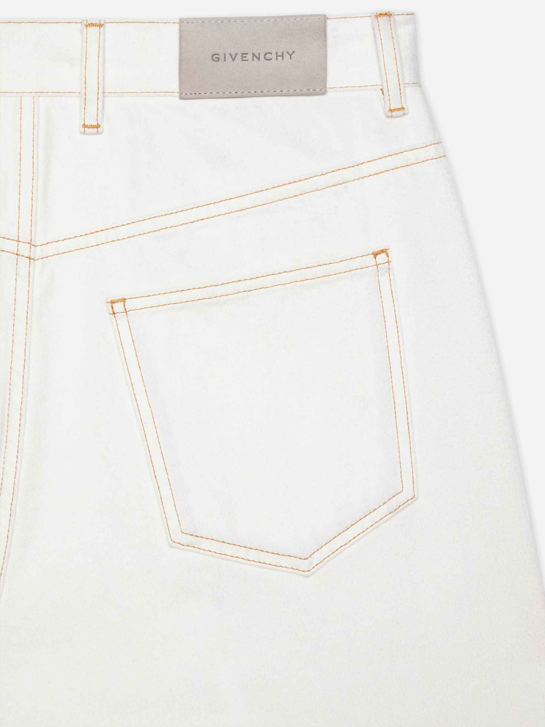 Outlet online Givenchy Hombre Jeans Rectos Anchos color Blanco sku 522-002906 01 - Foto 3