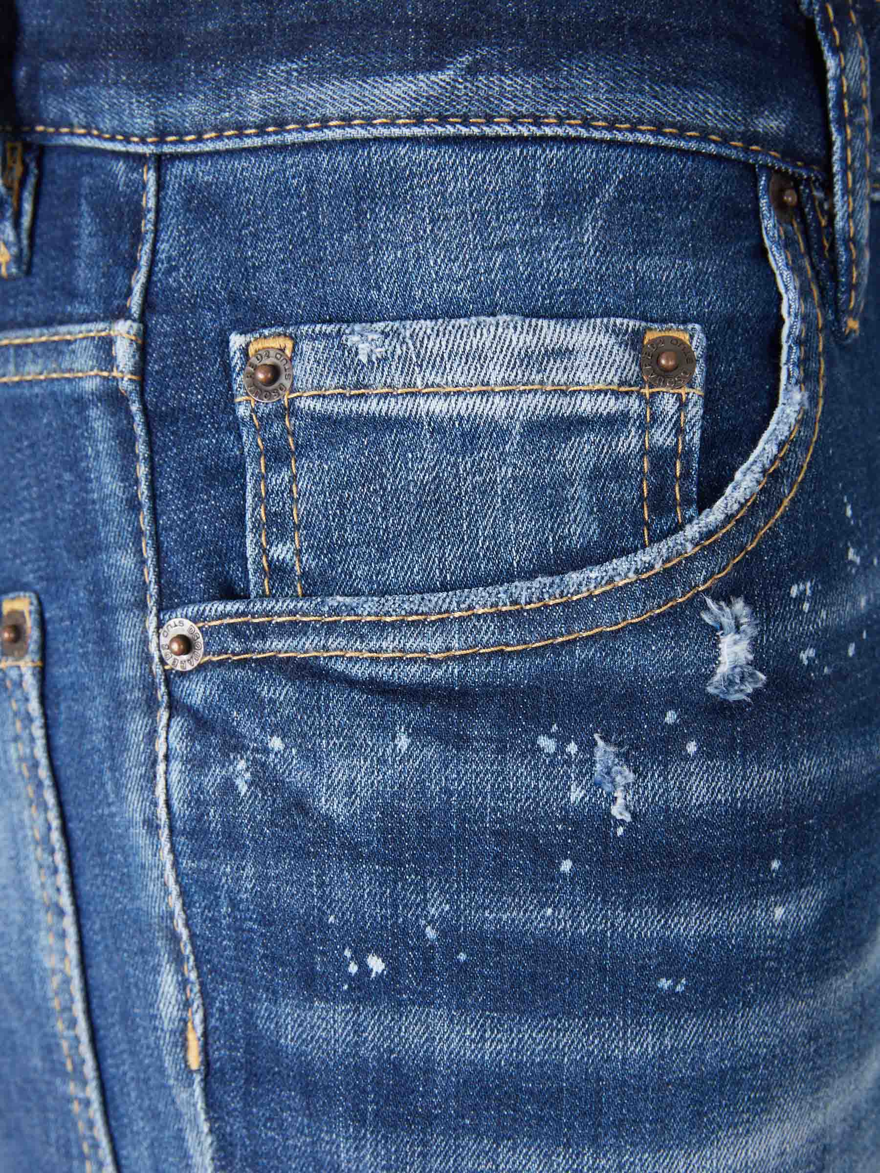 Outlet online Dsquared2 Hombre Jeans Cool Guy color Azul Denim sku 522-002909 01 - Foto 3