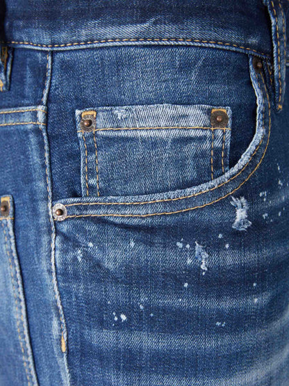 Outlet online Dsquared2 Hombre Jeans Cool Guy color Azul Denim sku 522-002909 01 - Foto 3