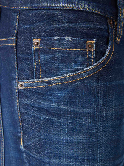 Outlet online Dsquared2 Hombre Jeans Skater color Azul Denim Oscuro sku 522-002911 01 - Foto 3