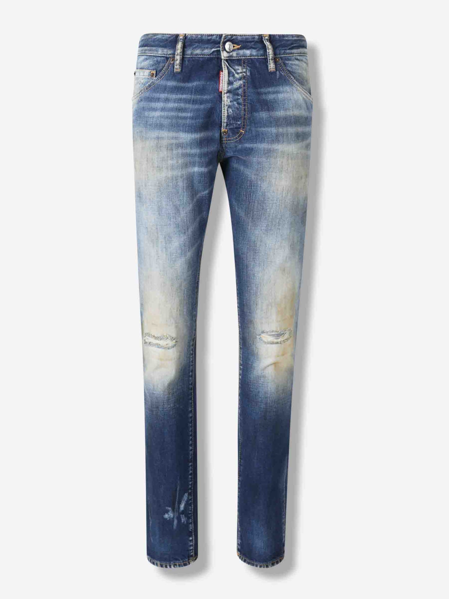 Outlet online Dsquared2 Hombre Jeans Slim Fit color Azul Denim sku 522-002924 01 - Foto 1