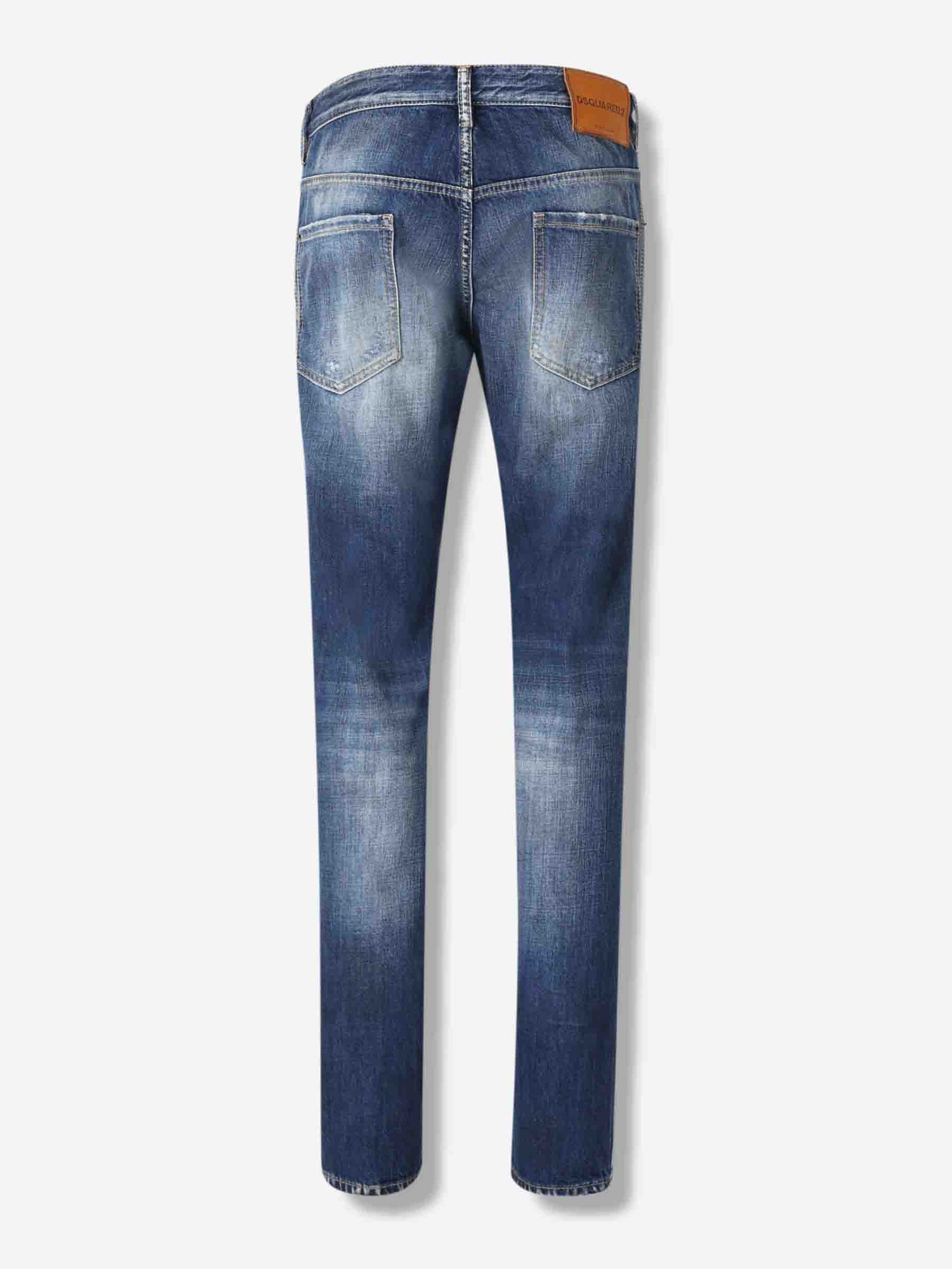 Outlet online Dsquared2 Hombre Jeans Slim Fit color Azul Denim sku 522-002924 01 - Foto 2