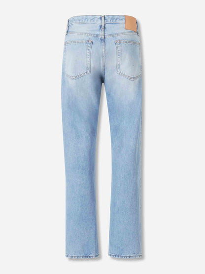 Outlet online Acne Studios Hombre Jeans Rectos 1996 color Azul Denim Claro sku 522-002931 01 - Foto 2